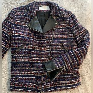 Thakoon Multicolor Tweed Jacket with Black Accents
